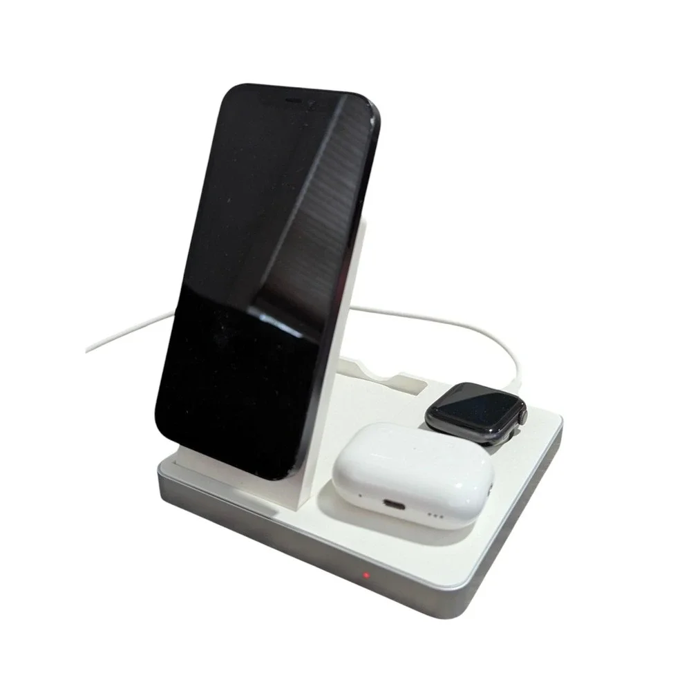 Bb. Heyday 3 in 1 Charger 25W Max Fast Charge Apple iPhone/Watch/AirPods -White